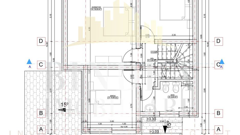 Casa individuala P+ M 150mp utili, 564mp teren Cartierul Primaverii - Poză 7