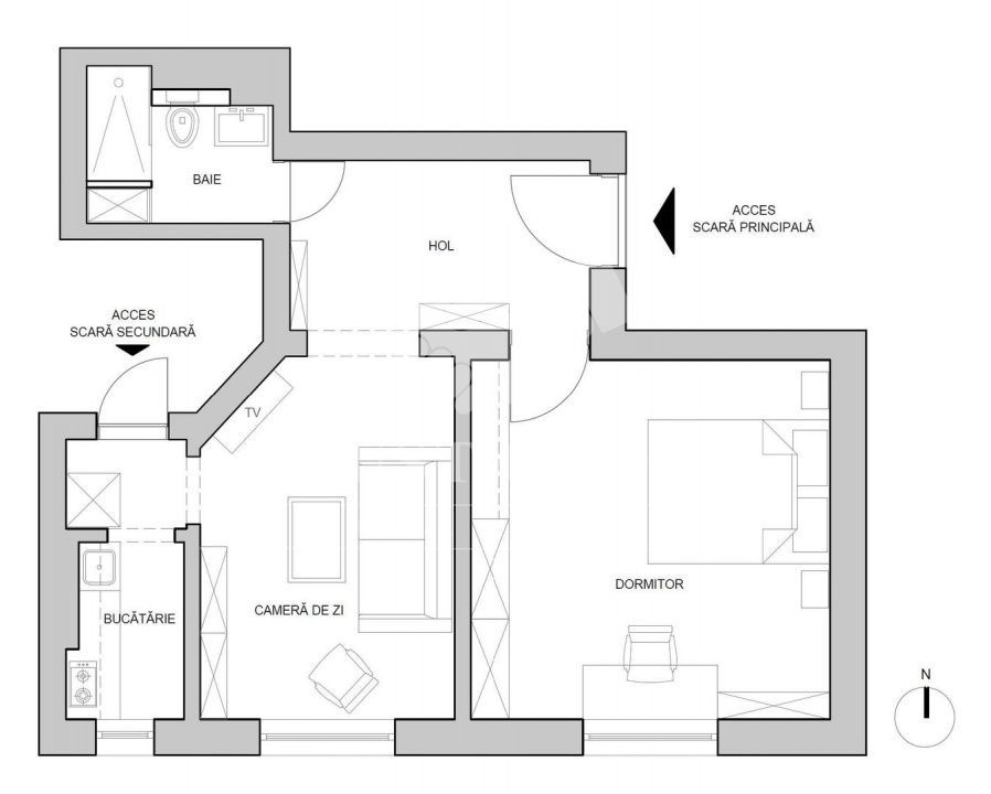 Apartament 2 camere Victoriei | Imobil 1945 - Poză 8