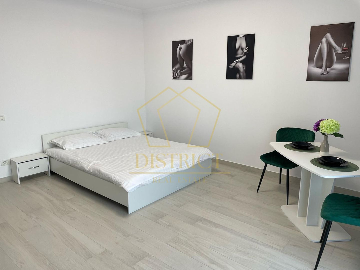 Apartament cu 1 camera mobilat si utilat la parter in Giroc la asfalt. - Poză 1
