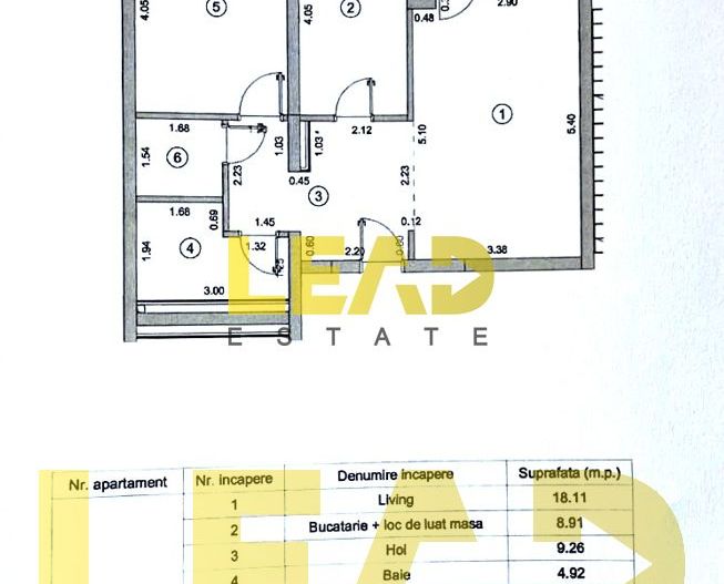 De inchiriat apartament 2 camere, decomandat, cartier Coresi! - Poză 2