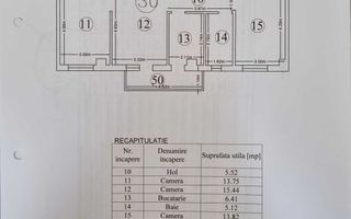CUG bloc 2020 INTABULAT - 3 camere - etaj 3/6 cu lift - 65mp - mobilat - Poză 6
