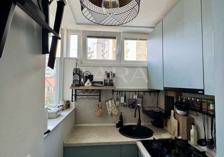 Garsonieră cu balcon închis, 32 mp, zona Big, Mănăștur. - Poză 7
