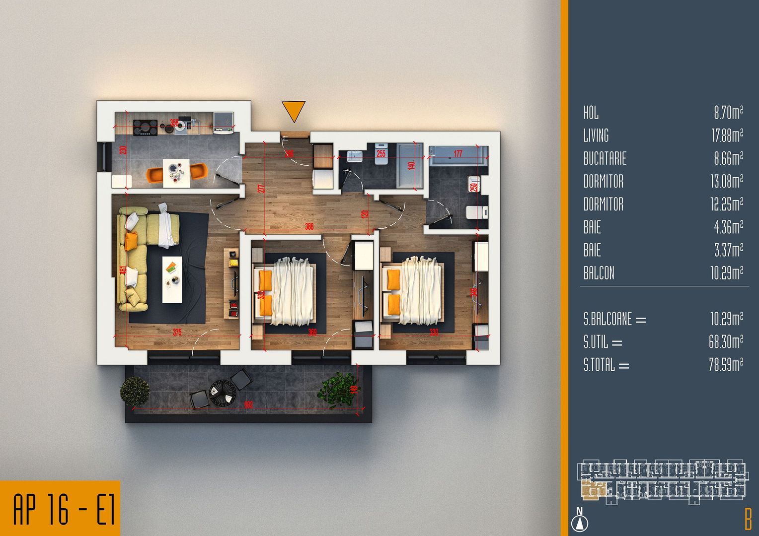 Apartament 3 camere decomandat,Theodor Pallady,DISCOUNT 8000 euro - Poză 2