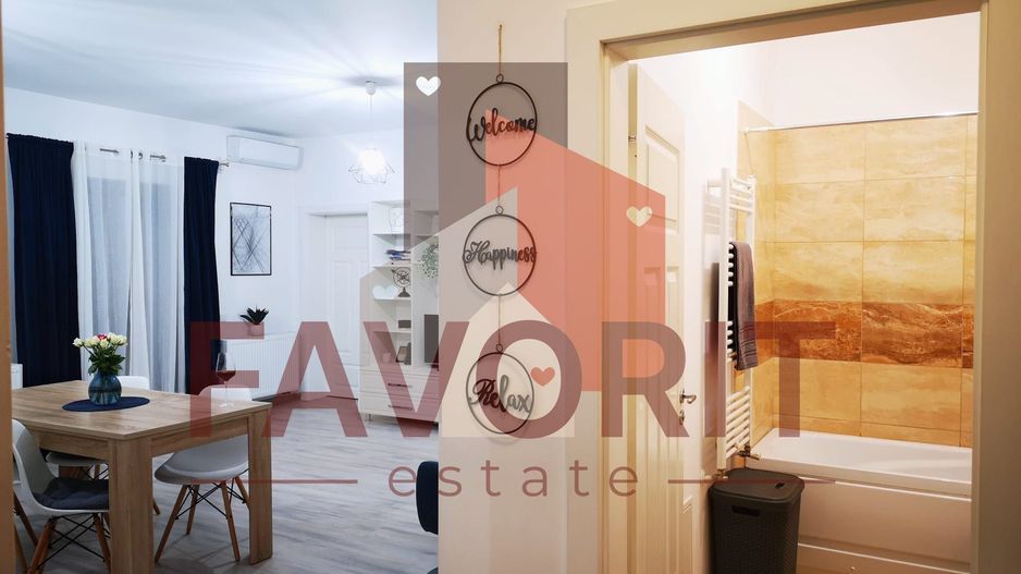 Curte proprie de 56 m.p. 2 bai. Bloc nou in oras. - Poză 6