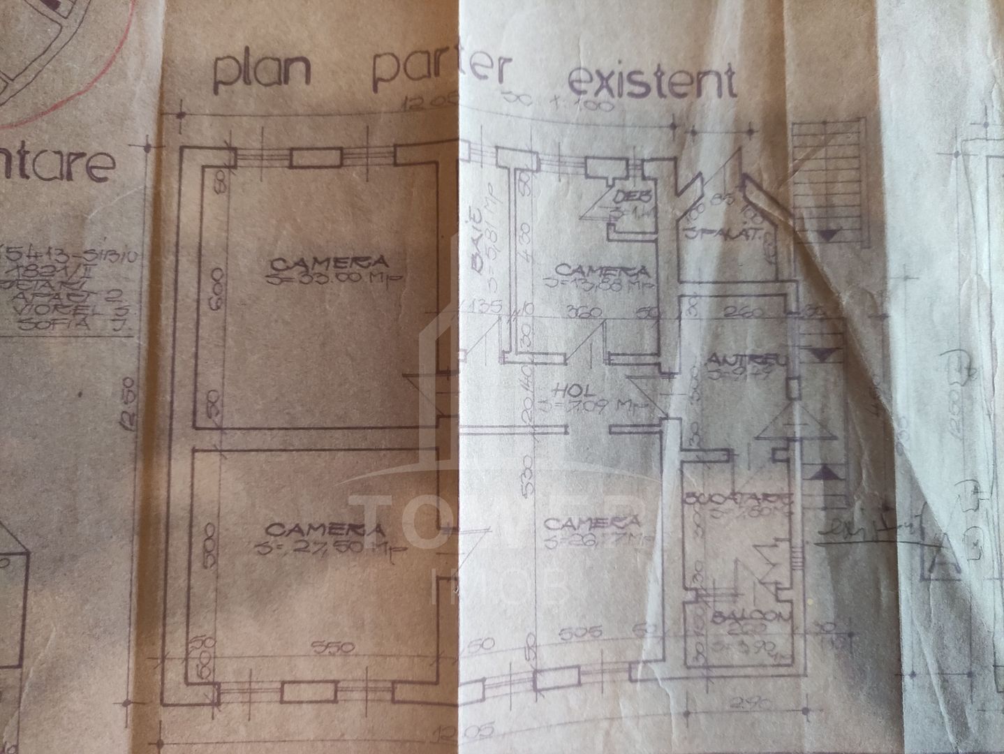 Apartament 4 camere 140 mp | Strada Băii - Schiță 2