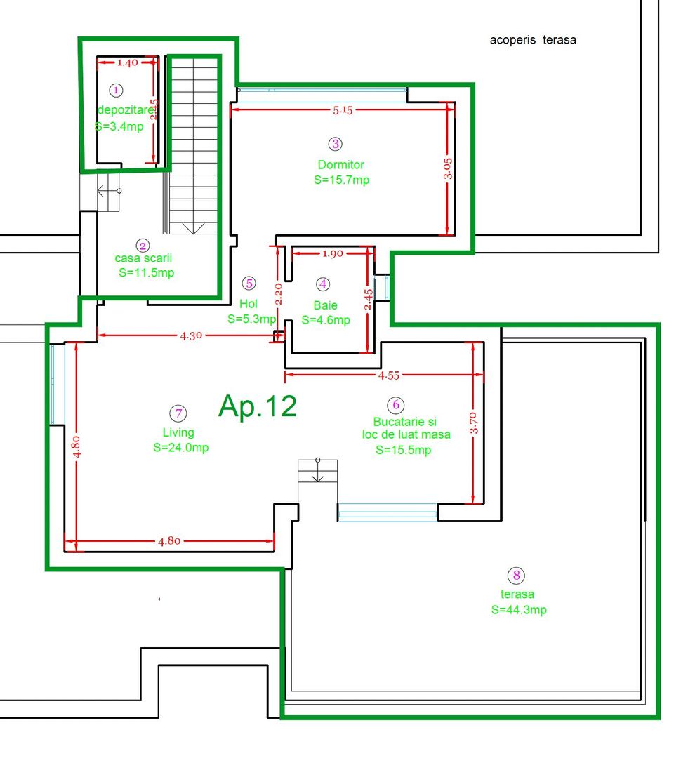 Penthouse Premium | Prima inchiriere | Terasă 44 mp | Zona IKEA - Poză 9