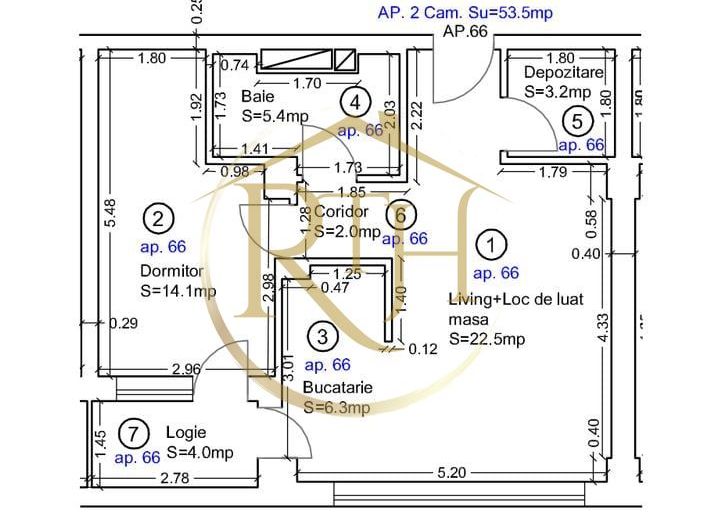 Oferim spre închiriere un apartament cu 2 camere în XCity Tower 1 Torontalului! - Poză 11