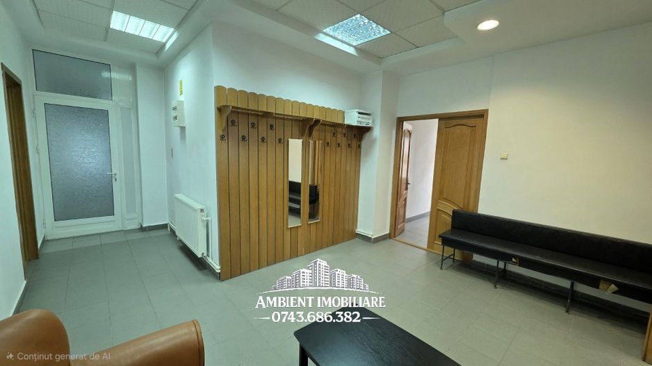 DE INCHIRIAT - SALĂ de CONFERINȚE și BIROURI, 120 mp, VASLUI - zona CENTRALA; - Poză 4