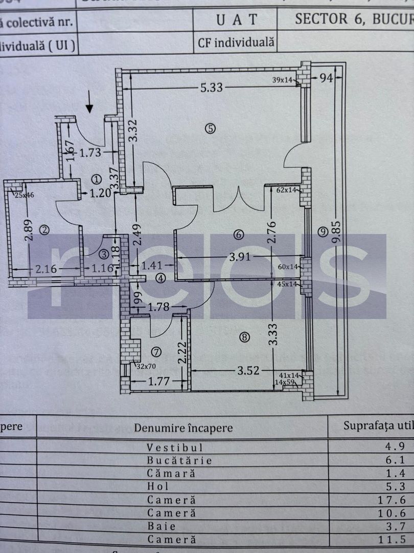 VANZARE 3 CAMERE I DECOMANDAT I METROU I RAUL DOAMNEI - DRUMUL TABEREI - Poză 12