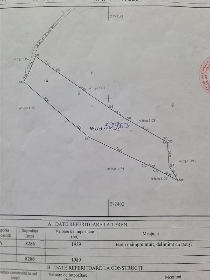 Teren 8300 mp Extravilan Uileacu de Munte - Poză 4