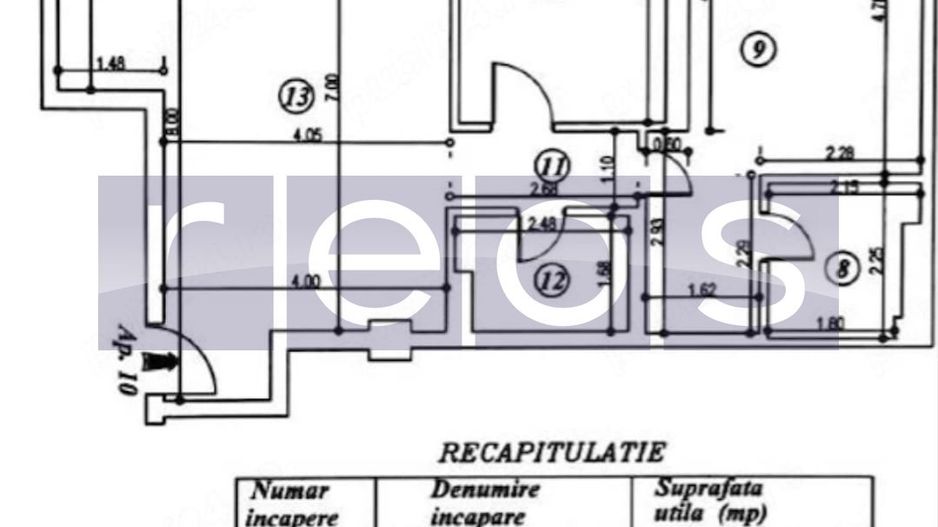VANZARE 3 CAMERE 80 MP | STRAULESTI | MOBILAT-UTILAT | PARCARE-TERASA - Schiță 9