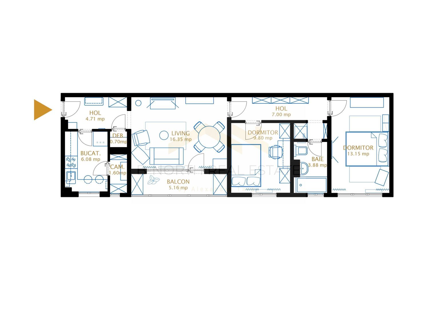 Apartament 3 camere de închiriat în Berceni, Sector 4 - Poză 8