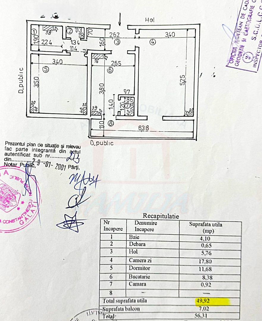 73.5oo euro, NEGOCIABIL, 2 camere decomandate, Micro21 - Poză 8