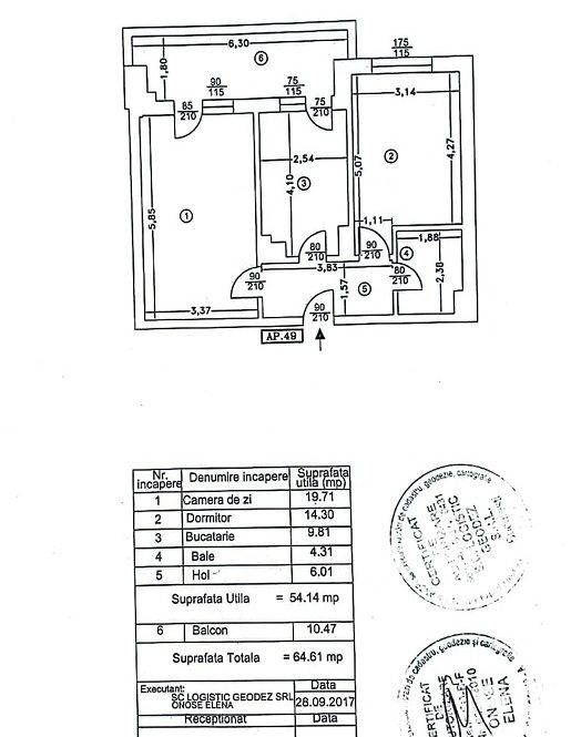 Apartament cu 2 camere de vanzare Metropolitan Residence Brauner - Poză 8