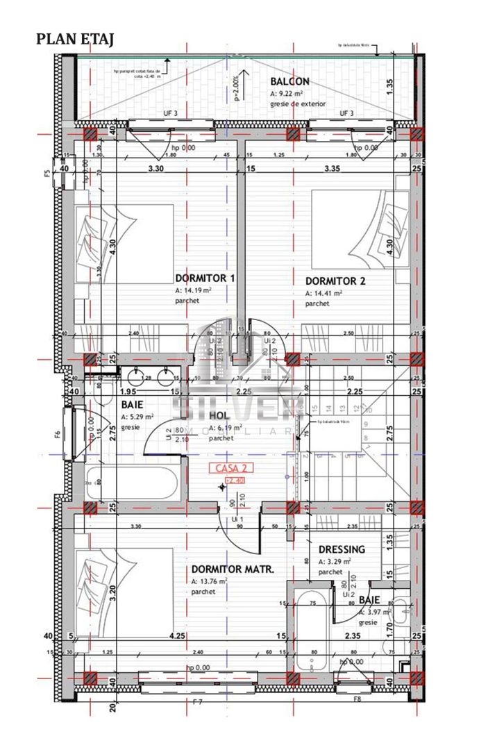 Casa de tip Duplex cu demisol si terasa - Poză 7