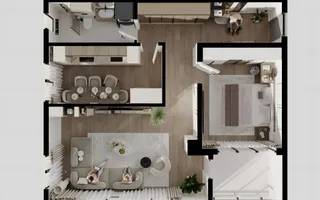 APARTAMENT 2 CAMERE I 59,6 MP I  CALEA SURII MICI - Poză 29