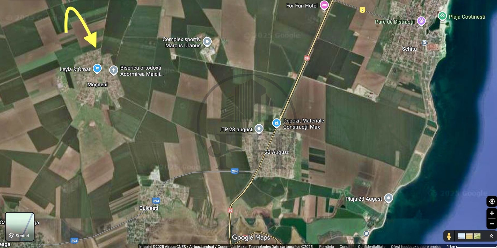 Teren intravilan de vanzare Mosneni, 23 August - Poză 3