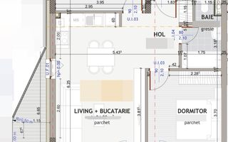 Apartament cu 3 camere recent finisat+terasa de 19 mp/CF. - Poză 12