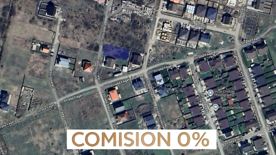 COMISION 0 | Teren intravilan | 824 mp | FS 20 m | Mosnita Noua - Poză 1