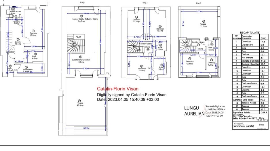 Vilă Townhouse 6 camere premium | 174 mp utili | lângă Lacul Pipera - Schiță 20