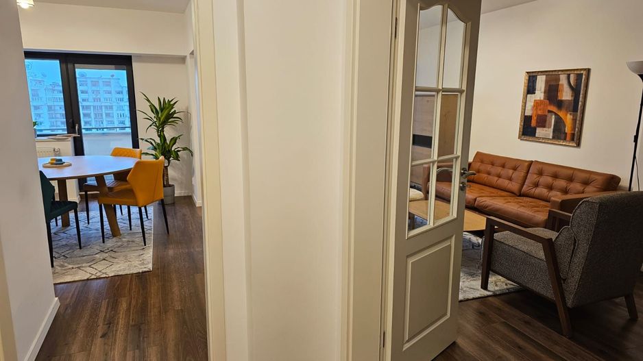 Duplex luxos 3 camere, 130 mp, complet mobilat pretabil birou - Poză 7