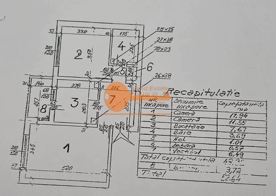 Apartament 2 camere (transformat in 3) la 2 min Metrou Aurel Vlaicu - Poză 9