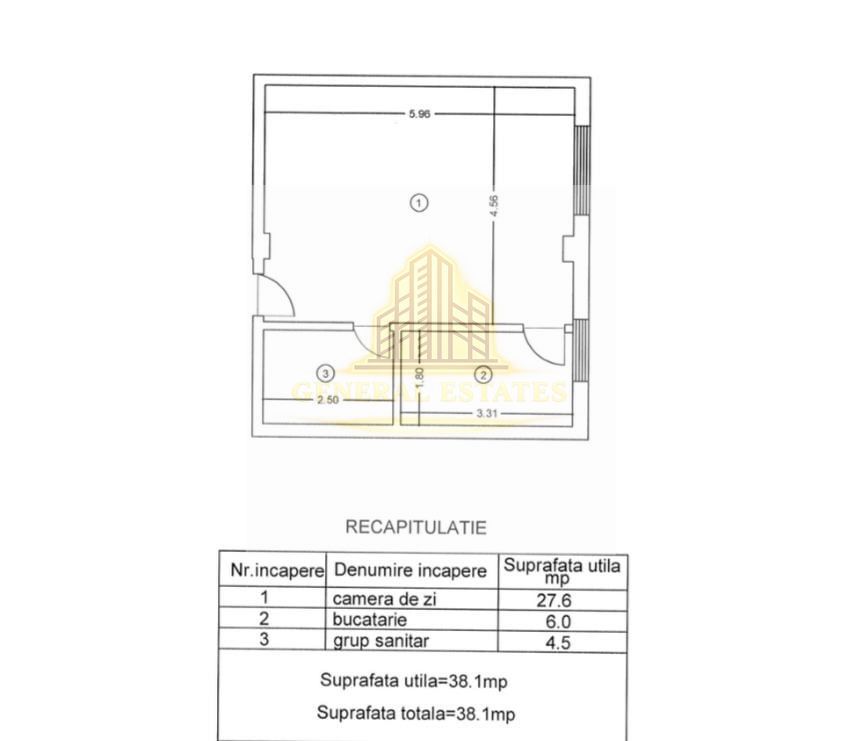 Vânzare apartament cu o cameră - 35 m.p în Păcurari - Iasi - Poză 9