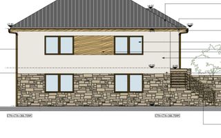 Casă Corunca -240 mp, demisol -garaj,cramă-teren 1100 mp - Poză 2