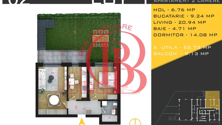 2 camere cu gradina Titan Pallady  Metrou Nicolae Teclu - Schiță 11