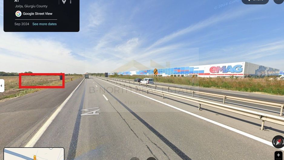 Teren intravilan 1 ha – Ciorogârla, deschidere directă la A1, viz-a-vis de eMAG - Poză 1