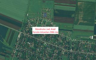 Teren intravilan rezidential de vânzare Manduloc, jud. Arad, - Poză 2