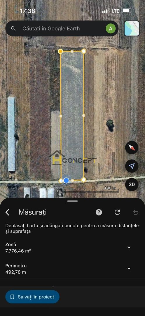 Teren 7500 mp Campurelu Colibasi strada asfaltata langa padure - Poză 2