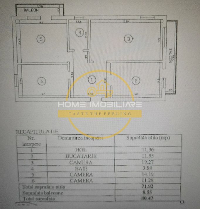 Etaj 3/Apartament 3Camere Decomandat/81mp/Boxa la Subsol/Zona Poitiers! - Poză 7