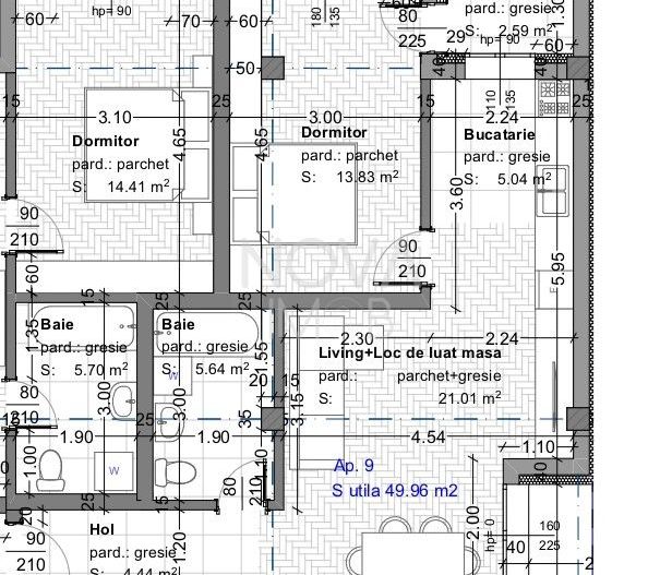 Apartament 2 camere, etajul 1, Intabulat - Poză 6