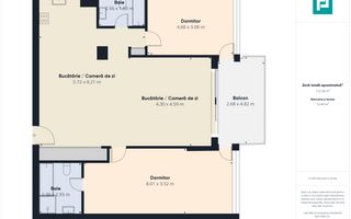 Apartament modern - Șoseaua Nordului, vedere superbă spre Herastrau - Poză 12