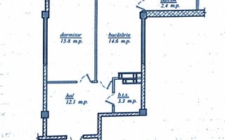 Vânzare, apartament, 1 cameră, str. Nicolae Dimo, Durlești. - Poză 2