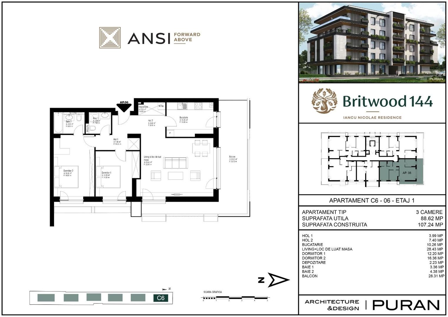 Blocul 6 din ansamblul rezidențial Britwood 144 – Erou Iancu Nicolae - Poză 15