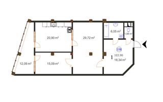 Vânzare, apartament, 2 cameră, str. Ginta Latină, Ciocana - Poză 1