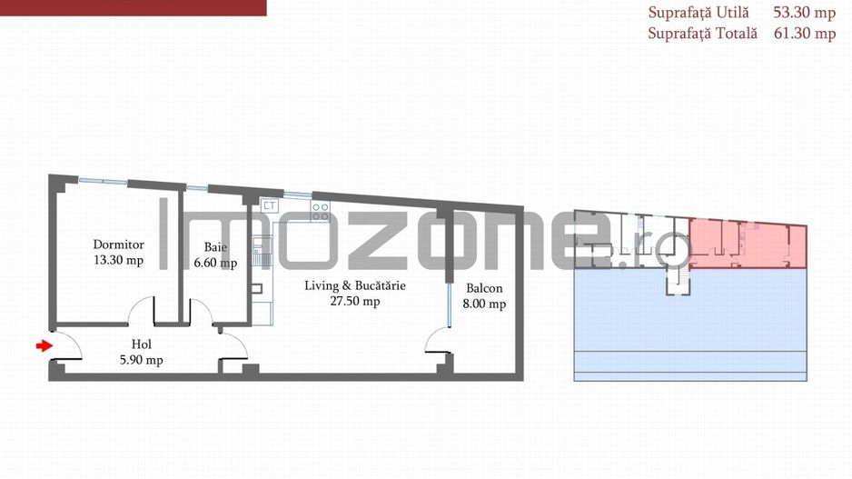 2 camere 60 mp, decomandat, etaj 4, Margelelor, zona de case, NOU, COMISION 0% - Poză 8