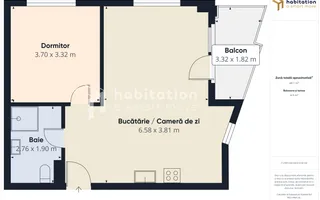 Tur virtual - Apartament 2 camere la prima închiriere - City of Mara - Poză 33