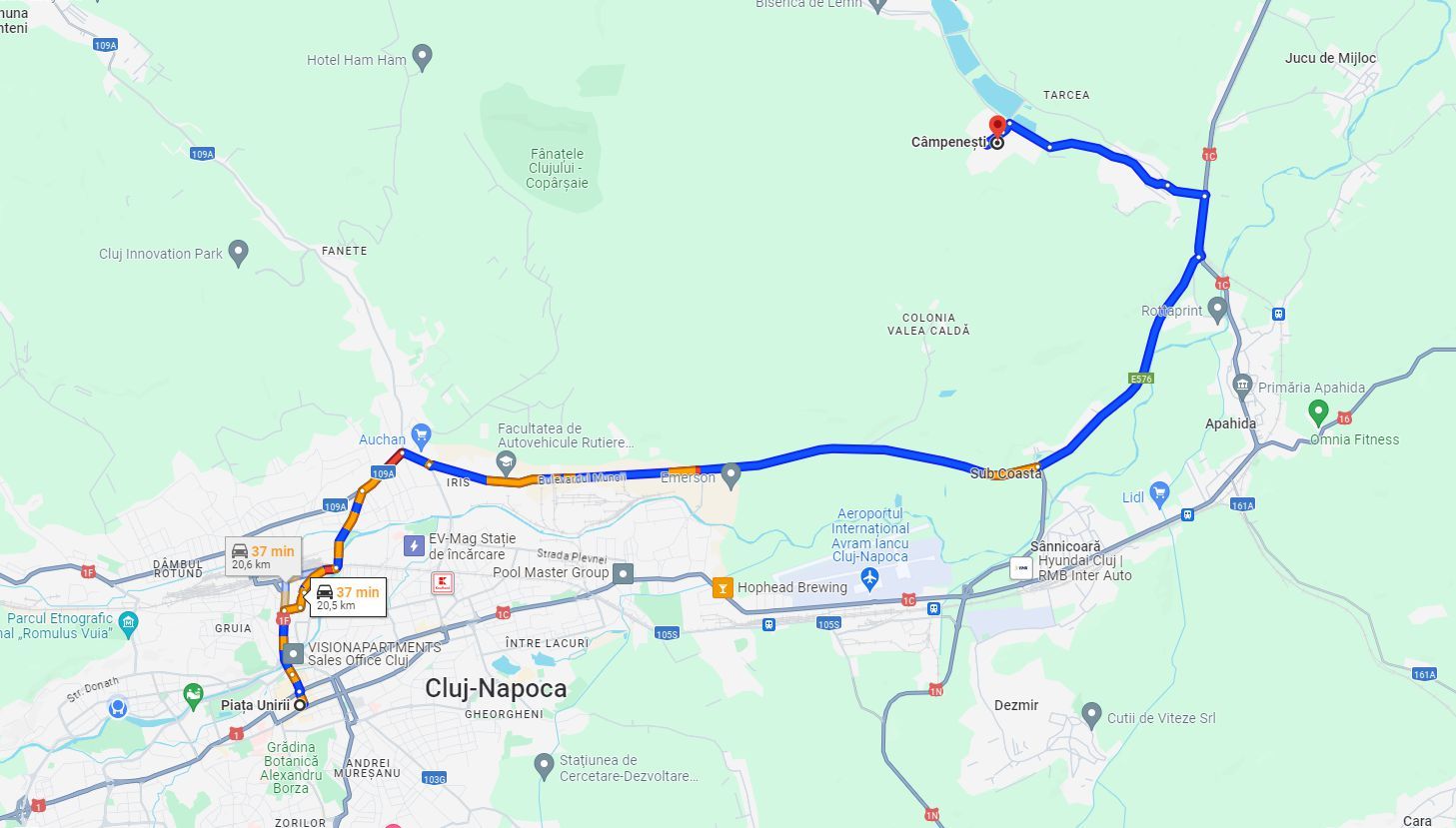 Casa Duplex | 119 mp | Campenesti | 20 Km fata de centru orasului Cluj-Napoca | - Poză 13