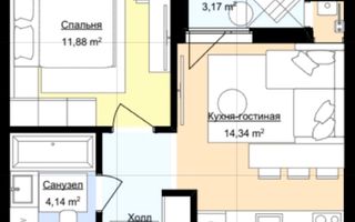 Vânzare, apartament, 2 camere, Bulevardul Dacia, Botanica - Poză 8