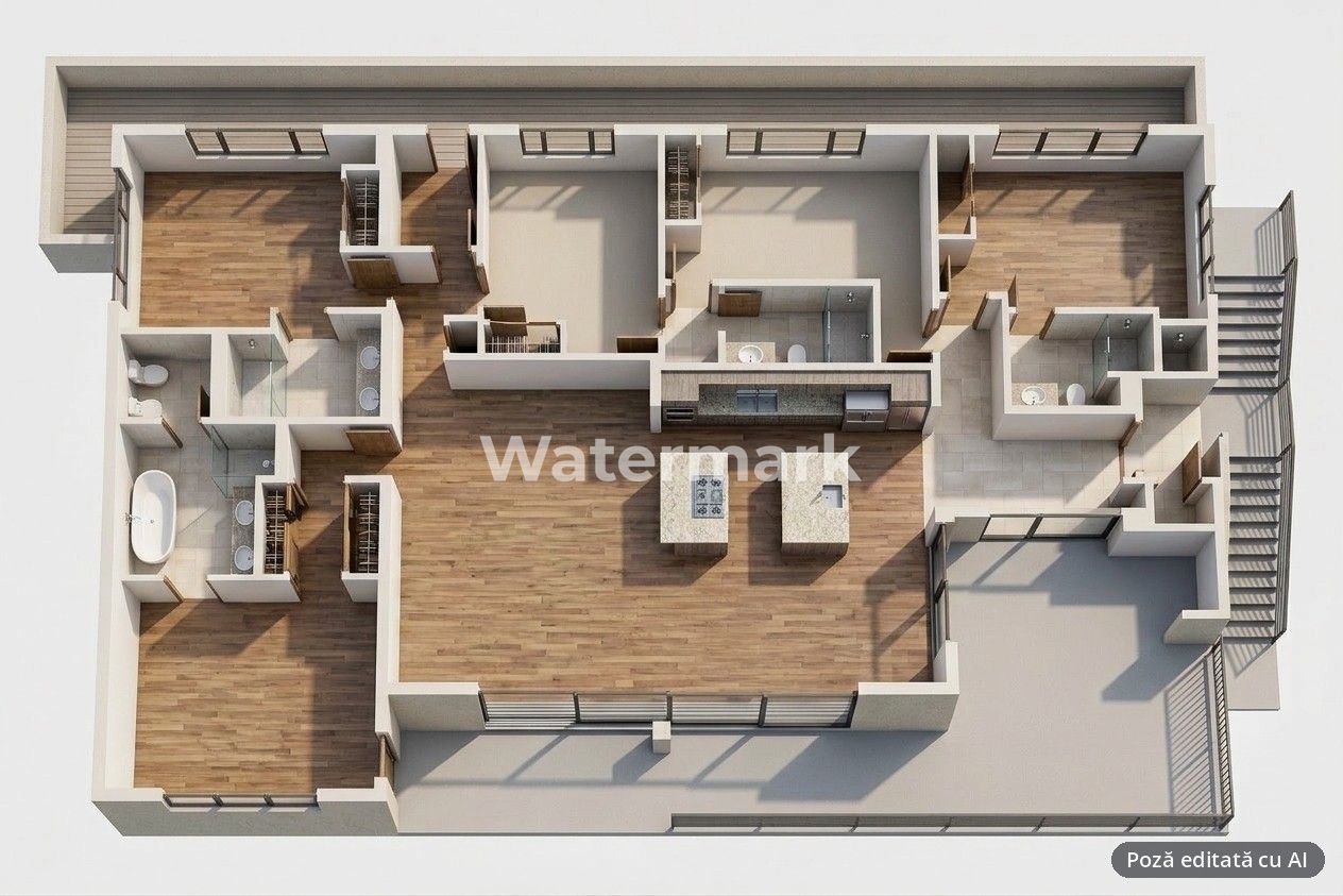 Apartament 3 camere Pipera ultrafinisat - Poză 9