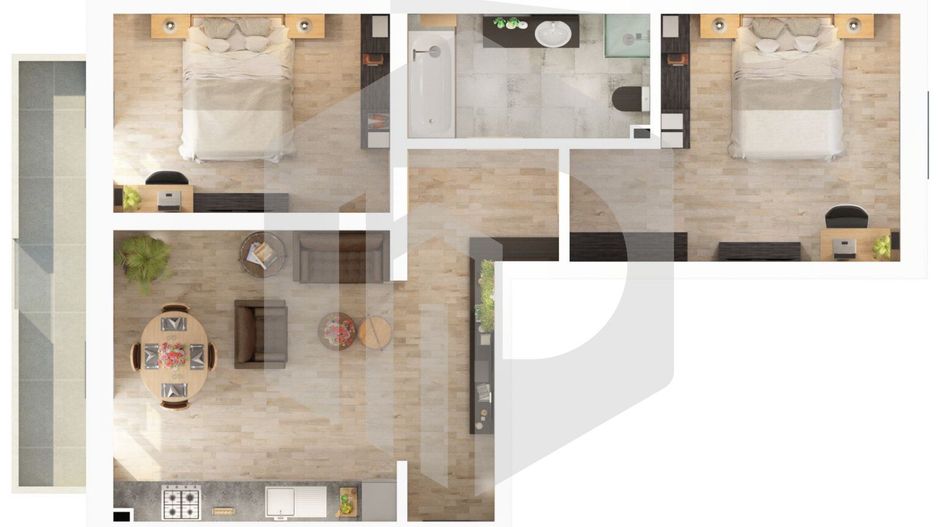 Apartament 3 Camere | Dedeman | Etaj intermediar | Dezvoltator - Poză 5