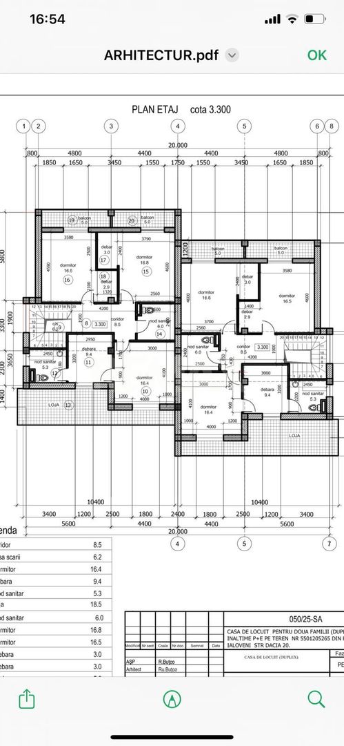 Duplex Ialoveni  315 mp - Schiță 7