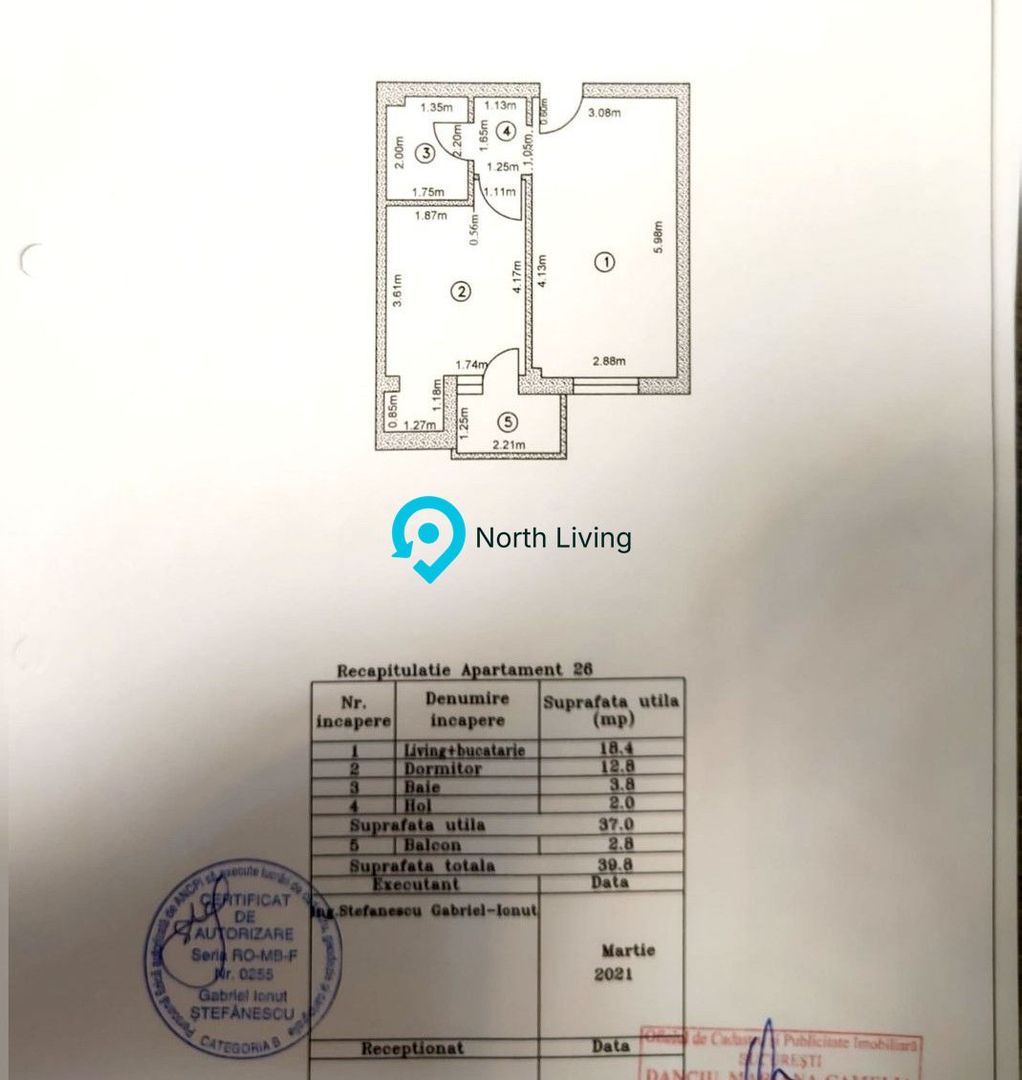 Apartament 2 Camere - Alpha Residence - Parc Tudor Arghezi - Poză 7