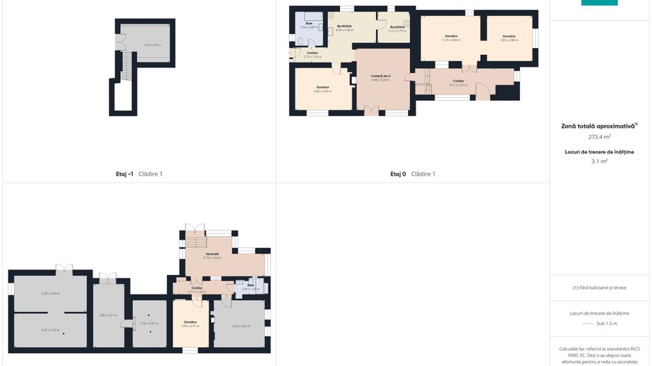 Casă cu 6 camere pe teren de 2029 mp – Miniş - Poză 4