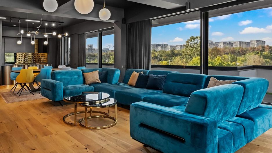 Apartament 3 camere lux | 140 mp | 33 mp terasă | Șos. Petricani - Poză 1