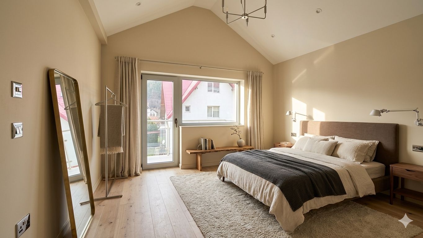 Apartament cu 2 camere 65,10 mp + 30 mp pod - vedere la muntii Caraiman Busteni - Poză 2