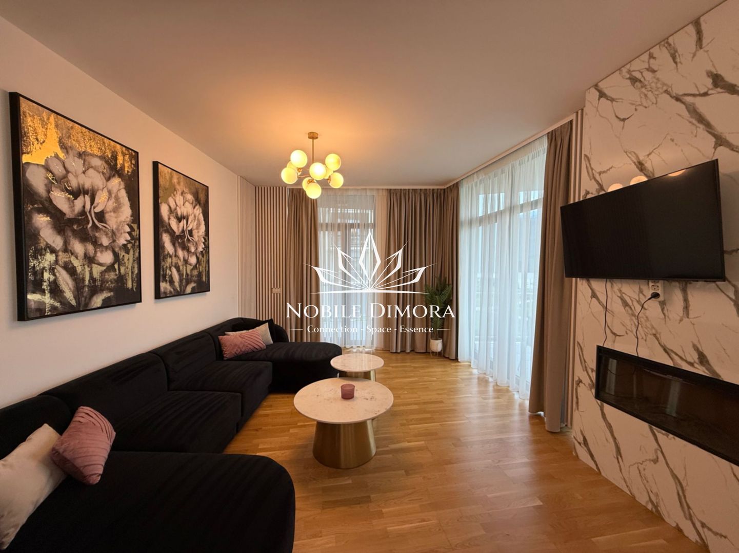 ISHO - Apartament cu 4 camere de lux, 2 bai, 2 balcoane, parcare privata - Poză 1